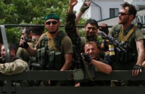 Чеченцы приехавшие из России на Донбассе Фото: 062.com.ua 