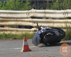 Злополучный мотоцикл, на котором разбился Андрей Гусин. Фото kp.ua
