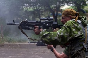Террористы увеличили интенсивность обстрелов украинских военных в зоне АТО. Фото: AFP 