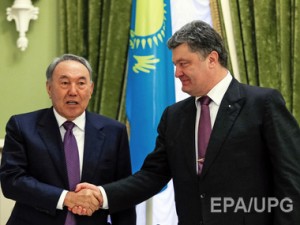 Порошенко и Назарбаев провели переговоры  Фото: ЕРА
