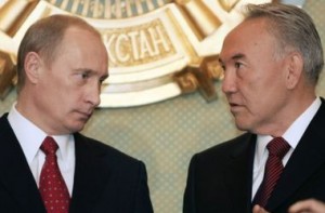 Владимир Путин и Нурсултан Назарбаев обсудили ситуацию в Украине. Фото: inter.kg