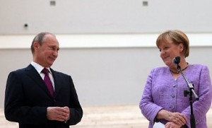 Владимир Путин, Ангела Меркель (фото - EPA) 