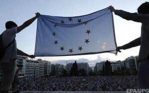 Греки скандировали: "Европа! Европа!"